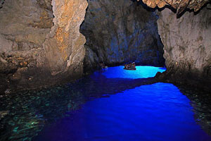 Grotte Bleue sur l'île de Bisevo